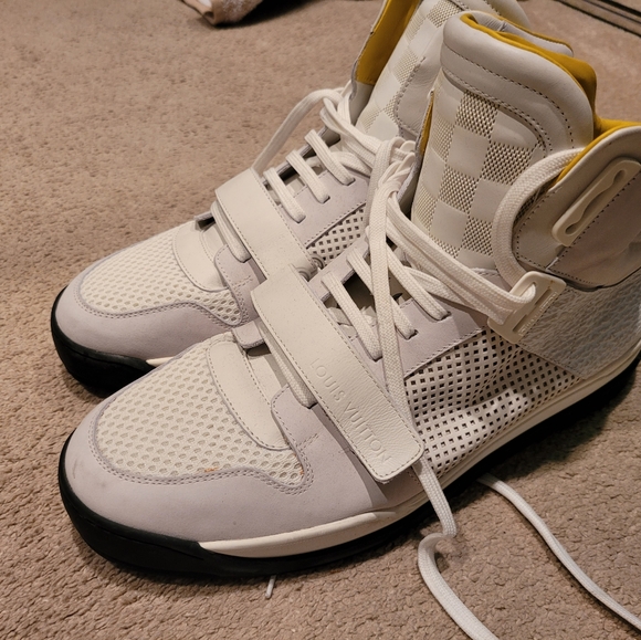 Louis Vuitton Trainer Sneaker Boot High leather high trainers - Picture 11 of 11